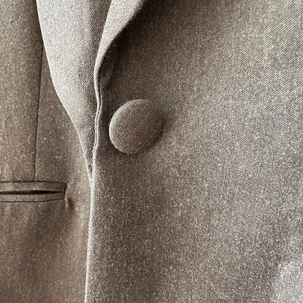 Sezane Brando Jacket, Charcoal Gray, Size 42 - Picture 3 of 5